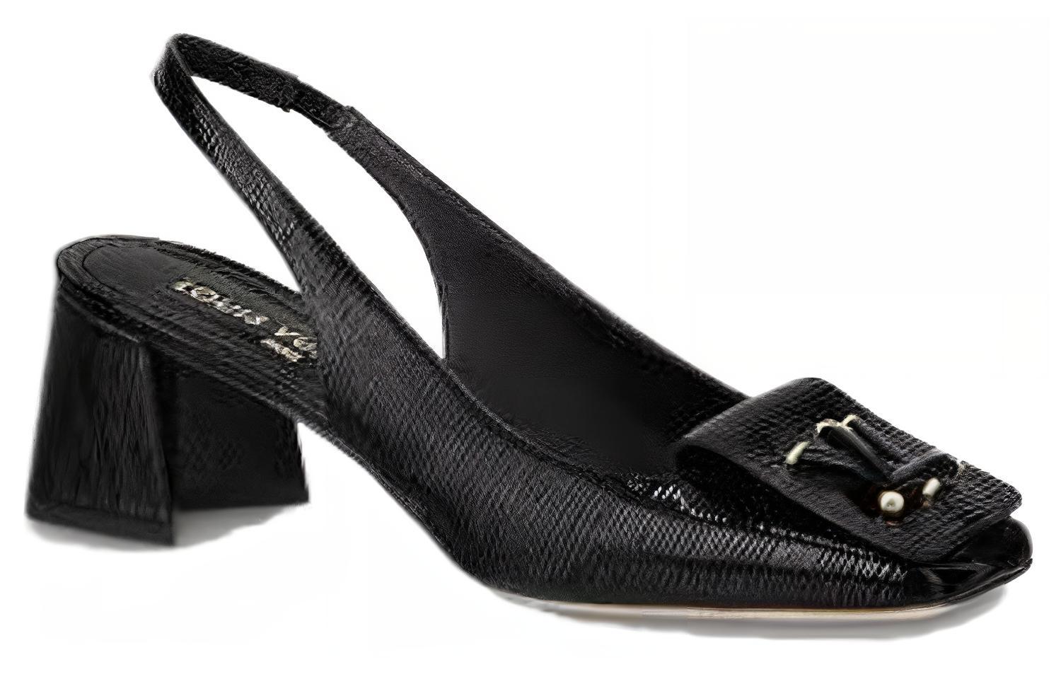 (W) LV Leather High-Heel 'Fashion Horseshoe' 圖 2