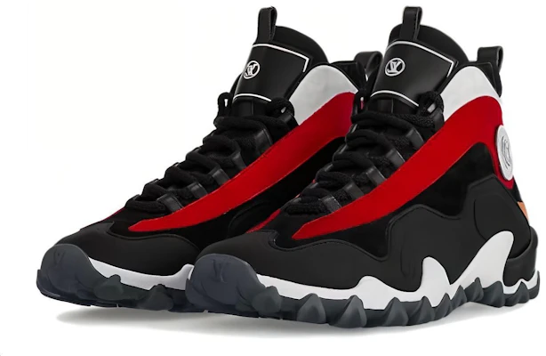 (W) Louis Vuitton Sepatu Kulit High-Top 'Hitam Merah' 1ACJDH Shop (W) Louis Vuitton Sepatu Kulit High-Top 'Hitam Merah' 1ACJDH