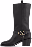 (Women) Louis Vuitton Leather High-Top Boot 'Black' 1ACI4N (Women) Louis Vuitton Leather High-Top Boot 'Black' 1ACI4N