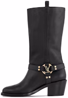 (Women) Louis Vuitton Leather High-Top Boot 'Black' 1ACI4N (Women) Louis Vuitton Leather High-Top Boot 'Black' 1ACI4N