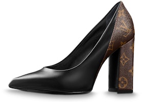 (Women) Louis Vuitton Leather High Heel 'Fashion Black' 1A3PQY (Women) Louis Vuitton Leather High Heel 'Fashion Black' 1A3PQY