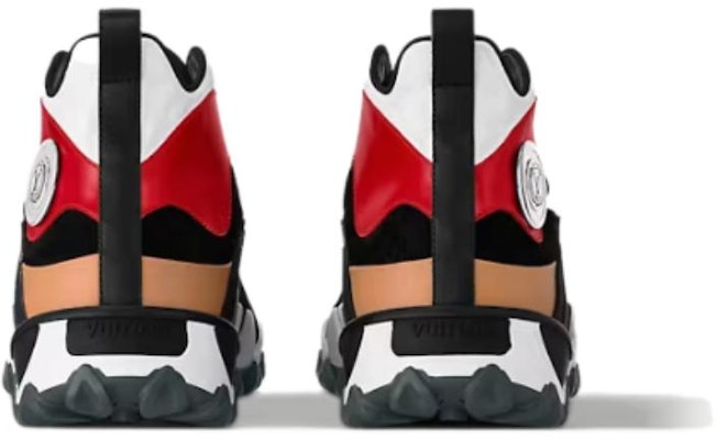 (W) Louis Vuitton Zapatillas Altas de Cuero 'Negro Rojo' 1ACJDH Shop (W) Louis Vuitton Zapatillas Altas de Cuero 'Negro Rojo' 1ACJDH