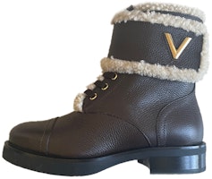 (Women) Louis Vuitton Wonderland Shearling Boots 'Black' 1A4FJ7 (Women) Louis Vuitton Wonderland Shearling Boots 'Black' 1A4FJ7