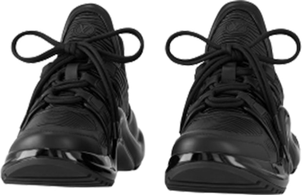 (Women) Louis Vuitton Leather Low-Top 'Black Lace-Up' 1ABIL4 Lookbook (Women) Louis Vuitton Leather Low-Top 'Black Lace-Up' 1ABIL4