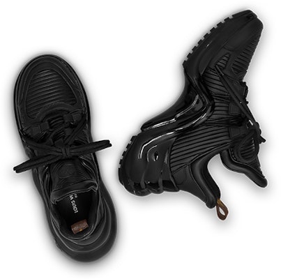 (Women) Louis Vuitton Leather Low-Top 'Black Lace-Up' 1ABIL4 Sizing (Women) Louis Vuitton Leather Low-Top 'Black Lace-Up' 1ABIL4