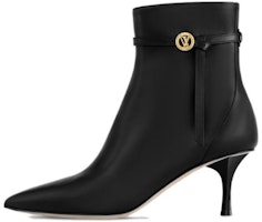 (Women) Louis Vuitton Leather Pointed-Toe Ankle Boots 'Black Kitten Heel' 1ACIS7 (Women) Louis Vuitton Leather Pointed-Toe Ankle Boots 'Black Kitten Heel' 1ACIS7