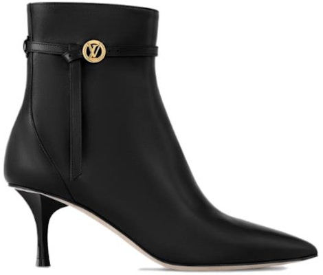 (Women) Louis Vuitton Leather Pointed-Toe Ankle Boots 'Black Kitten Heel' 1ACIS7 Order (Women) Louis Vuitton Leather Pointed-Toe Ankle Boots 'Black Kitten Heel' 1ACIS7