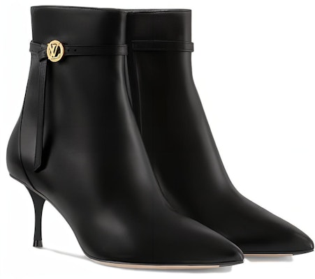 (W) 루이비통 블랙 키튼힐 앵클부츠 (Louis Vuitton Black Kitten Heel Ankle Boots - shortened) 1ACIS7 Lookbook (W) 루이비통 블랙 키튼힐 앵클부츠 (Louis Vuitton Black Kitten Heel Ankle Boots - shortened) 1ACIS7