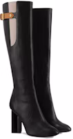 Lookbook (W) Louis Vuitton Sepatu Boots Kulit Hak Tinggi Runcing 'Hitam' 1ACL6O