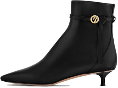路易威登 皮革 尖頭套筒細跟 短靴 3.5cm 女款 黑色 Buy 路易威登 皮革 尖頭套筒細跟 短靴 3.5cm 女款 黑色