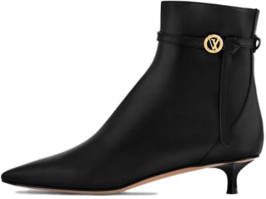 (Women) Louis Vuitton Leather Pointed Toe Slim Heel Ankle Boots 'Black' 1ACLBJ Buy (Women) Louis Vuitton Leather Pointed Toe Slim Heel Ankle Boots 'Black' 1ACLBJ