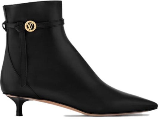 (Women) Louis Vuitton Leather Pointed Toe Slim Heel Ankle Boots 'Black' 1ACLBJ Order (Women) Louis Vuitton Leather Pointed Toe Slim Heel Ankle Boots 'Black' 1ACLBJ