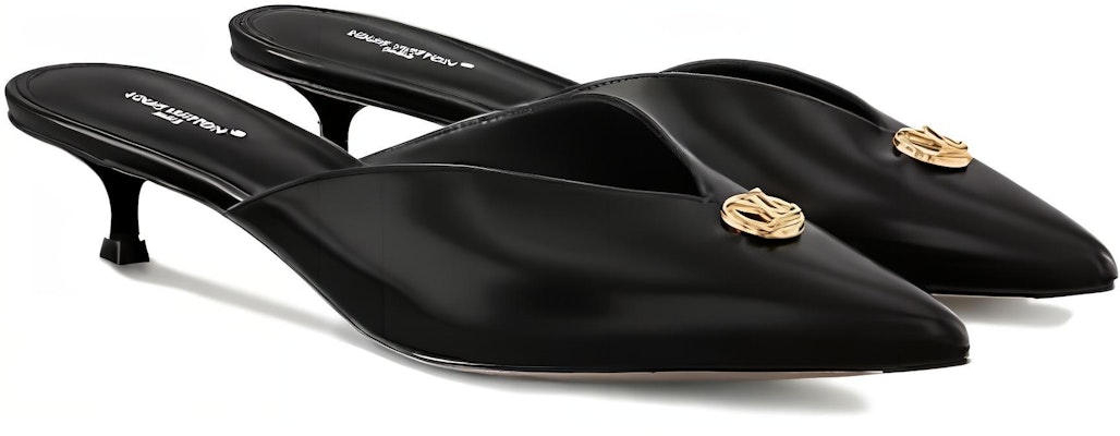 (W) 루이비통 블랙 뮬 하이힐 슬립온 (Louis Vuitton Black Mule High Heel Slip-on) 1ACK5V Shop (W) 루이비통 블랙 뮬 하이힐 슬립온 (Louis Vuitton Black Mule High Heel Slip-on) 1ACK5V