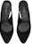 (W) Louis Vuitton Kulit Tumit Tebal Slip-On Hujung Runcing 'Hitam' 1ABGI3
