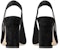 (W) Louis Vuitton Kulit Tumit Tebal Slip-On Hujung Runcing 'Hitam' 1ABGI3
