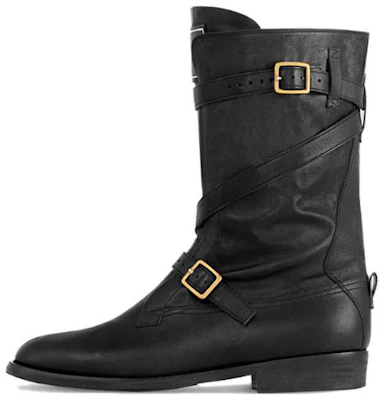 (W) ルイ・ヴィトン 黒 レザー アンクルブーツ (フラット) 1ACKQO Buy (W) ルイ・ヴィトン 黒 レザー アンクルブーツ (フラット) 1ACKQO