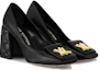 Lookbook (Women) Louis Vuitton Leather Round-Toe Slip-On 'Block Heel' 8.5cm 1ACJJS