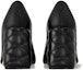 Shop (W) Louis Vuitton Kasut Slip-On Tumit Blok Kulit Penuh 8.5cm 1ACJJS