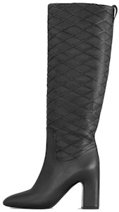 (W) 路易威登黑色真皮圆头高跟靴 1ACK1F Buy (W) 路易威登黑色真皮圆头高跟靴 1ACK1F