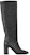(Women) Louis Vuitton Leather Round Toe High-Heeled Boot 'Black' 1ACK1F