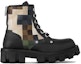 Order (Women) Louis Vuitton Leather Round Toe Lace-Up Chunky Sole Short Boot 'Black Martin' 1ACNF0