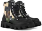 Shop (Women) Louis Vuitton Leather Round Toe Lace-Up Chunky Sole Short Boot 'Black Martin' 1ACNF0