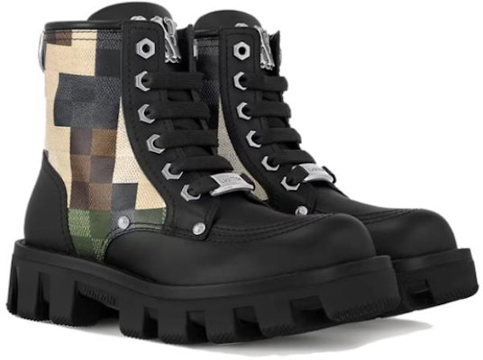 (Women) Louis Vuitton Leather Round Toe Lace-Up Chunky Sole Short Boot 'Black Martin' 1ACNF0 Shop (Women) Louis Vuitton Leather Round Toe Lace-Up Chunky Sole Short Boot 'Black Martin' 1ACNF0
