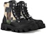 (Women) Louis Vuitton Leather Round Toe Lace-Up Chunky Sole Short Boot 'Black Martin' 1ACNF0
