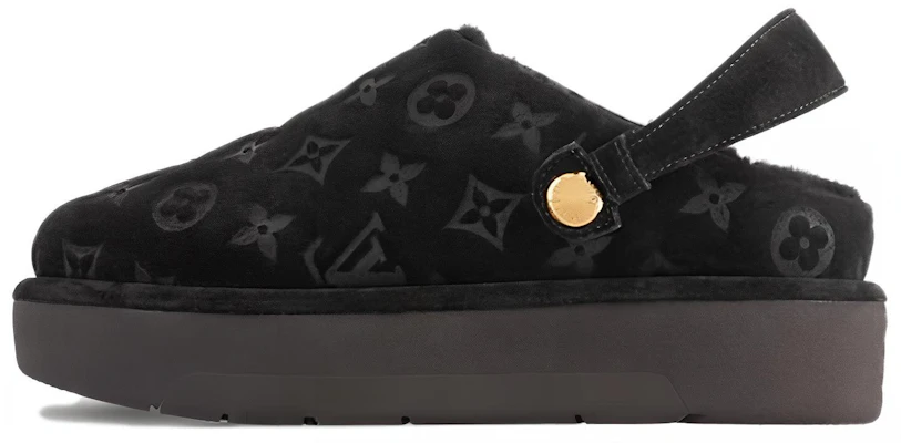 (W) Louis Vuitton Kulit Slip-On Platform Hitam untuk Pria/Wanita 1ACHVV Buy (W) Louis Vuitton Kulit Slip-On Platform Hitam untuk Pria/Wanita 1ACHVV