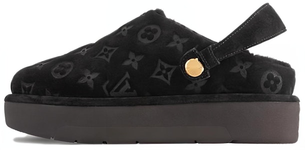 (W) Louis Vuitton Kulit Hujung Bulat Platform Slip-On 'Hitam' 1ACHVV Buy (W) Louis Vuitton Kulit Hujung Bulat Platform Slip-On 'Hitam' 1ACHVV