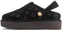 Buy (W) Louis Vuitton Kulit Hujung Bulat Platform Slip-On 'Hitam' 1ACHVV