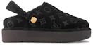Order (W) Louis Vuitton Kulit Slip-On Platform Hitam untuk Pria/Wanita 1ACHVV