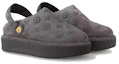 Lookbook (W) Louis Vuitton Sepatu Kulit Slip-On Platform 'Abu-Abu' 1ACHX7
