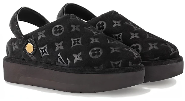 (W) Louis Vuitton Kulit Slip-On Platform Hitam untuk Pria/Wanita 1ACHVV Lookbook (W) Louis Vuitton Kulit Slip-On Platform Hitam untuk Pria/Wanita 1ACHVV