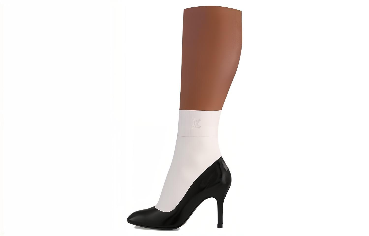 women-louis-vuitton-leather-round-toe-slip-on-short-boots-black-1-ac-99-x