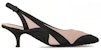 (Women) Louis Vuitton Leather Round Toe Slip-On Stiletto 'Black Beige' 5.5cm 1ACGTP