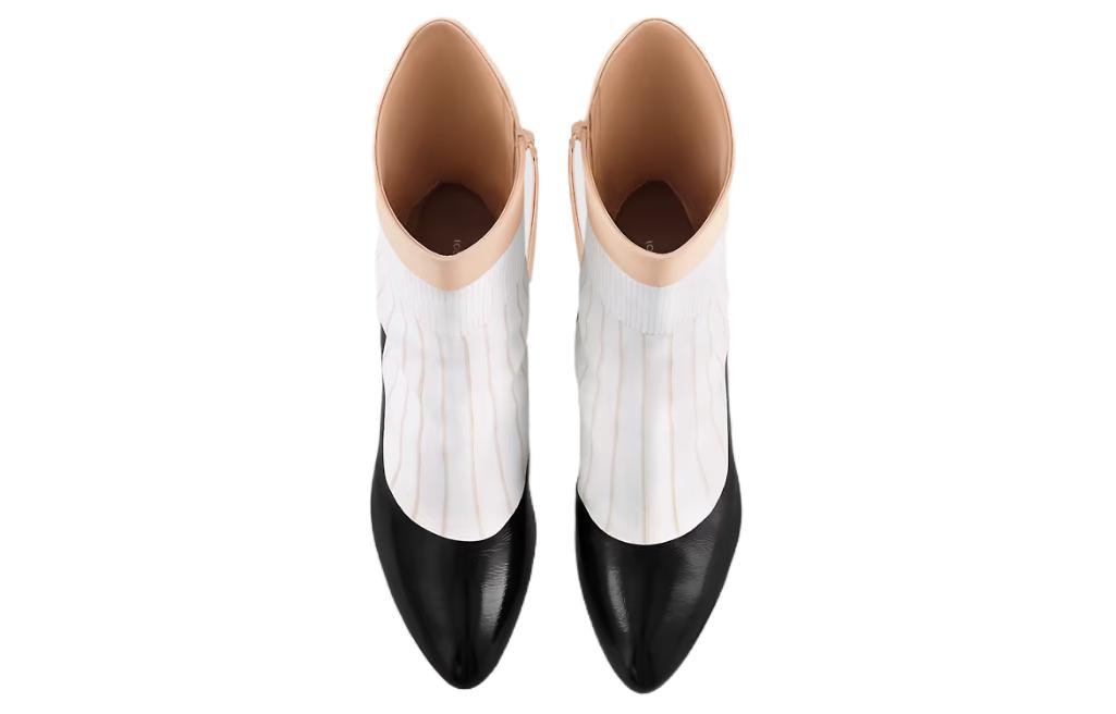 Lookbook (W) 路易威登黑色皮革圆头拉链短靴 1AC6LA