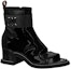 Order (Women) Louis Vuitton Leather Round Toe Zip Ankle Boot 'Black' 1ABHA1