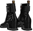 Shop (Women) Louis Vuitton Leather Round Toe Zip Ankle Boot 'Black' 1ABHA1