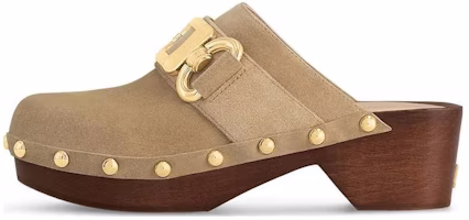 (Women) Louis Vuitton Leather Slide 'Brown Comfort' 1AC9IO (Women) Louis Vuitton Leather Slide 'Brown Comfort' 1AC9IO