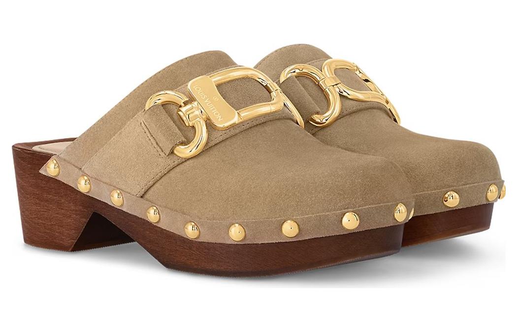 Lookbook (W) Louis Vuitton Lederpantoletten ''Brauner Komfort'' 1AC9IO