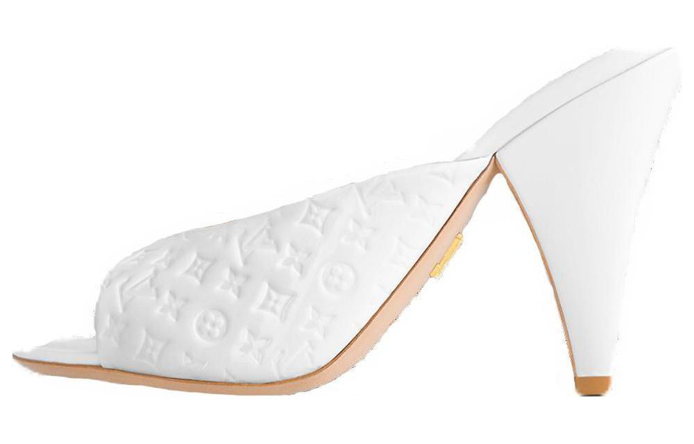Buy (W) Louis Vuitton Sandales en Cuir ''Confort Mode'' Blanche 1ACJ51