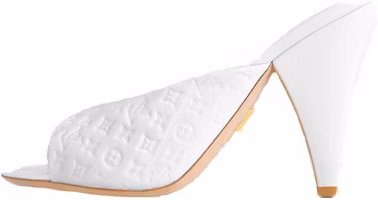 (Women) Louis Vuitton Leather Slide 'Comfort Fashion' White 1ACJ51 (Women) Louis Vuitton Leather Slide 'Comfort Fashion' White 1ACJ51
