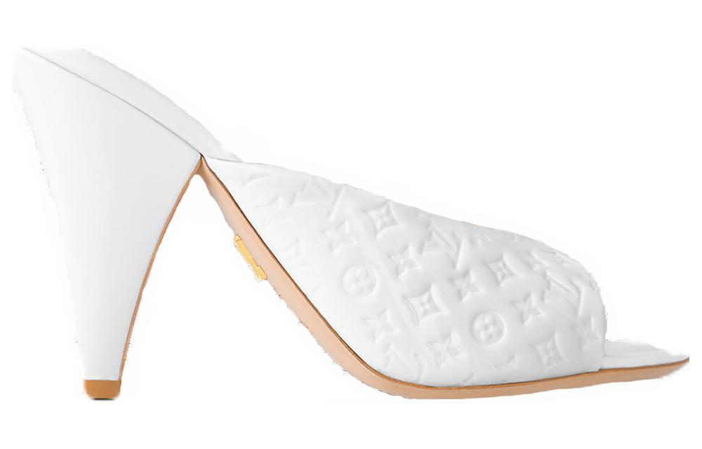 Order (W) Louis Vuitton Sandales en Cuir ''Confort Mode'' Blanche 1ACJ51