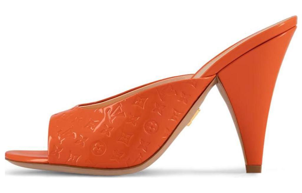 (Women) Louis Vuitton Leather Slide 'Orange Fashion' 1ACJ6A
