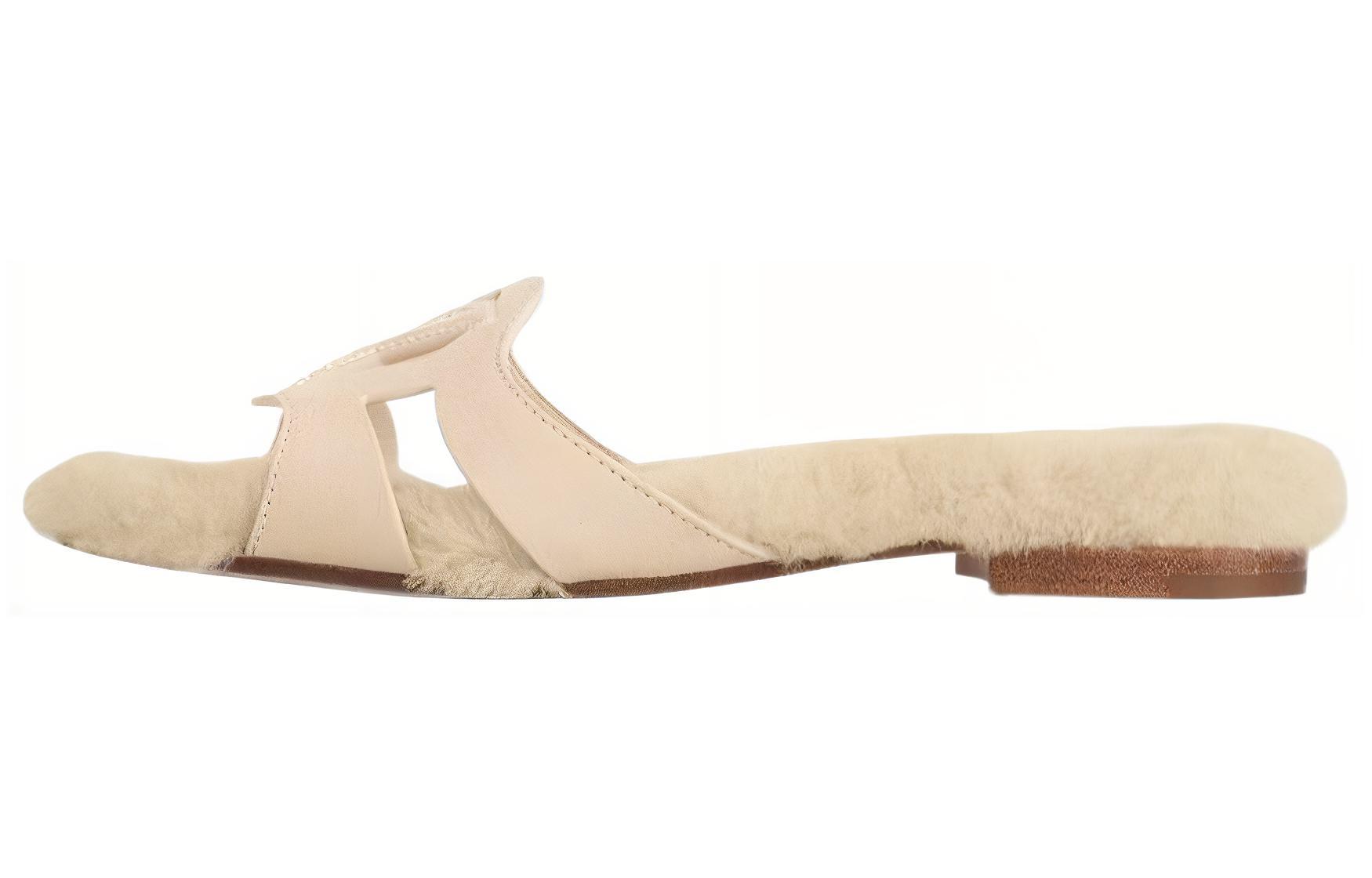 (Women) Louis Vuitton Leather Slide 'Versatile Fashion Beige' 1AC9LU