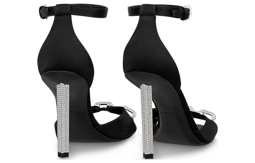 Shop (Women) Louis Vuitton Leather Slide Sandal 'Black' 1ABP4B