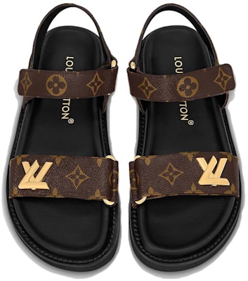 (W) 路易威登棕色舒适皮革拖鞋 1ABVGY Purchase (W) 路易威登棕色舒适皮革拖鞋 1ABVGY