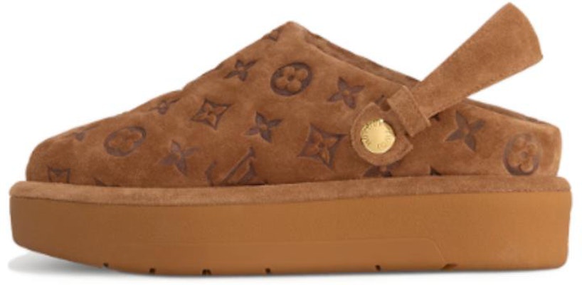(Women) Louis Vuitton Leather Slip-On Platform 'Brown' 1ACHWB Buy (Women) Louis Vuitton Leather Slip-On Platform 'Brown' 1ACHWB