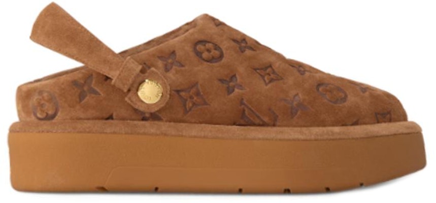 (Women) Louis Vuitton Leather Slip-On Platform 'Brown' 1ACHWB Order (Women) Louis Vuitton Leather Slip-On Platform 'Brown' 1ACHWB
